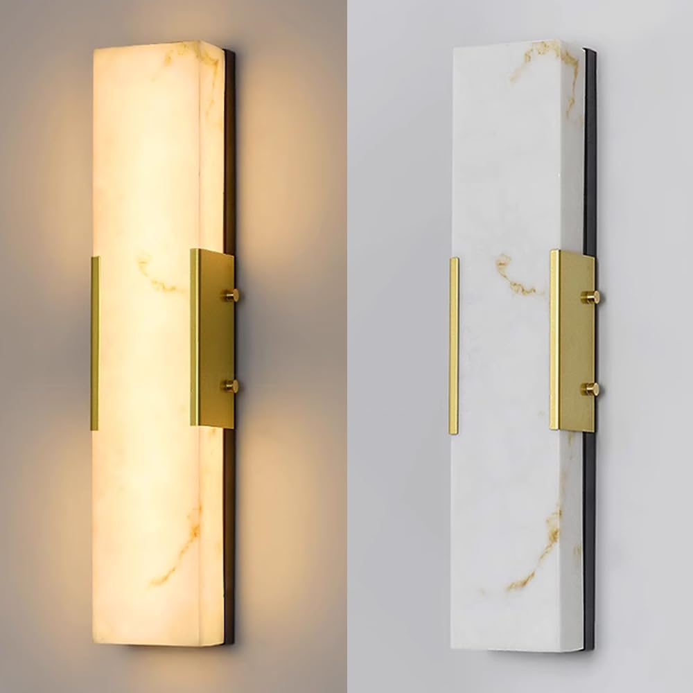 Marble Texture LED Outdoor Square Wall Sconce