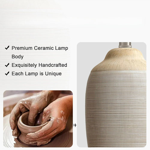 Ceramic Table Lamp 24.5" with Shade