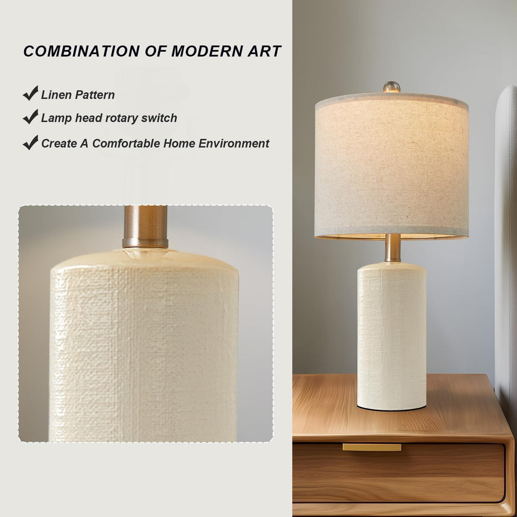 Small Ceramic Table Lamp for Bedroom