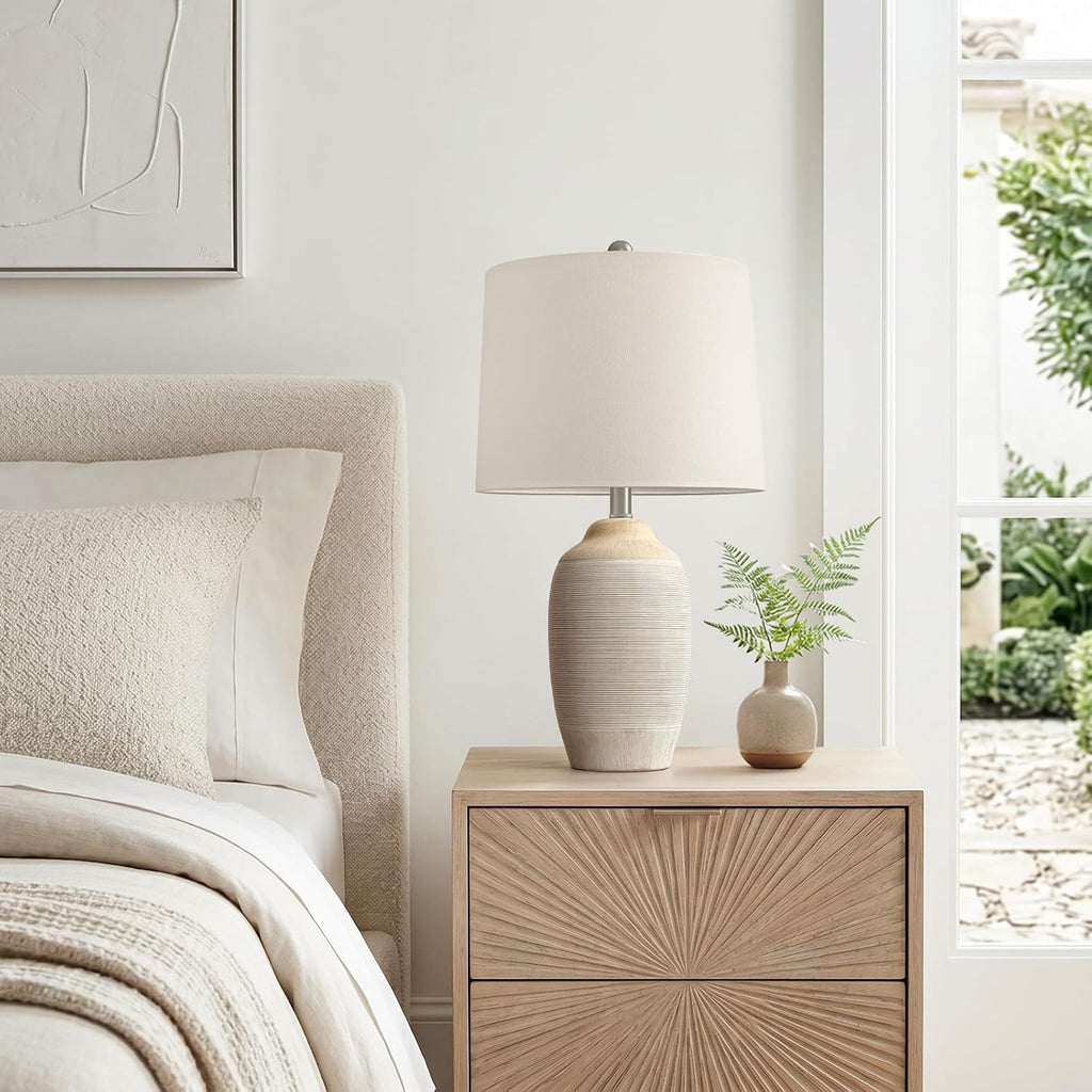 Ceramic Table Lamp 24.5" with Shade