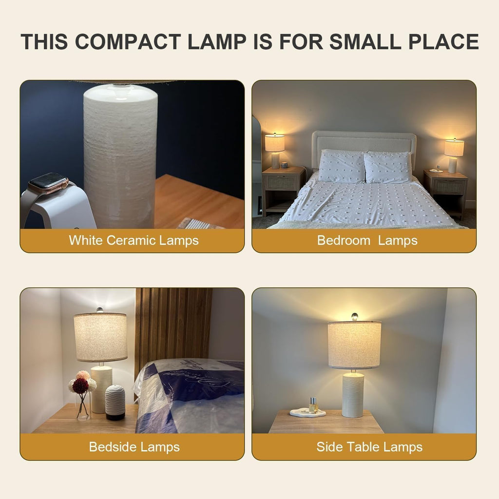 Small Ceramic Table Lamp for Bedroom